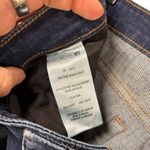 joe's jeans High Rise Raw Hem Skinny Dark Wash Denim Ankle Back Pocket Detail 30 Photo 2