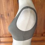 PINK - Victoria's Secret Pink Women's Olive Ribbed Bralette.  Size small Photo 1