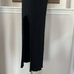 Simon Miller Asymmetric Wide Rib Maxi Dress in Black, Size L New w/Tag Black Size L Photo 9
