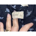 Abercrombie & Fitch Blue White Floral Elastic Stretch Low Rise Shorts Size Large Photo 3