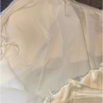 Selfie Leslie  White Dress Mini Ruffle Strapless Photo 3