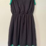 Enfocus Studio Green and Black Cocktail Dress Photo 0