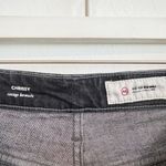 AG Adriano Goldschmied Adriano Goldschmied Chrissy Bermuda Raw Hem Jean Shorts Dark Wash Black Size 26 Photo 4