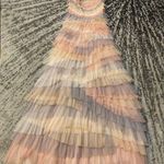 Needle & Thread  Petra Ruffle Rainbow Desert Maxi-dress size 4 Photo 1