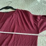 Pink Clover ✨  Women’s Maroon Front Twist Top Large Photo 8