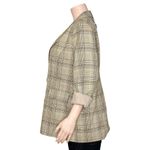 Majorelle  Rhea Double-Breasted Blazer, Tan Plaid, XL Photo 11