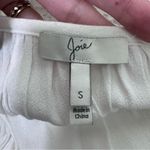 Joie  Pauletta Porcelain White Long Sleeve Dress Tie Lace Boho Bride Crochet Photo 8