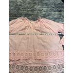 Zadig & Voltaire  Theresa Lace Trim Blouse pink size L Photo 7