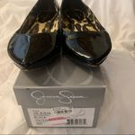 Jessica Simpson EUC  Esis Black Patent Pointed Toe Flats Photo 2