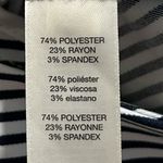 Chico's Chico’s size 00 (XS/2) crop mini sailor stripe hardware crop fashion deep navy Photo 11