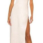 Revolve x More to Come Regina Maxi Dress in Champagne, Size XS New w/Tag Pink Photo 0