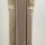 H&M Ribbed Beige Maxi Dress Photo 2