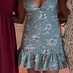 Pink Lily Floral Mini Dress Photo 1