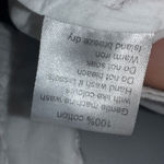 West Indies White Tunic Cotton Swim Cover Embroidery Detail Large Photo 6