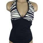 Nautica Black & White 1 Piece Swim Bathingsuit Suit 8 Photo 5