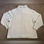 Linda Anderson Sherpa Shacket Jacket Women’s XXL Cream Button Front Teddy Fleece White Photo 1