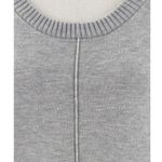 Max & Mia  Light Gray Women's  Seamfront  Crew Neck Pullover Sweater Photo 10