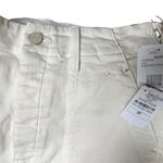 Anthropologie MOTHER The Patch Pocket Private Ankle Fray Jeans CREAM PUFF SZ. 25" NWT Photo 5