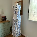 Peppermayo  Exclusive - Born For Bordeaux Linen Midi Skirt - Floral Wave  Photo 4