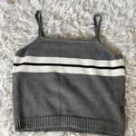 Brandy Melville Grey Knit Tank Top Photo 2