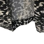 H&M  T-Shirt Dress Size Small Black White Pattern Stretch Blend Womens 3/4 Sleeve Photo 4