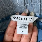 Athleta  Blue Denim Linen Pants Size Large #DS-1681 Photo 4