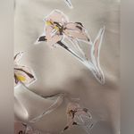 Here Comes the Sun Floral Beige A-line Midi Dress Photo 3