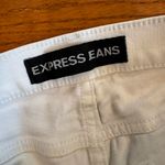 EXPRESS  White Mid-Rise Legging Jeans Size 8R Skinny Stretch Denim Photo 1