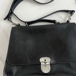 Patricia Nash Heritage Leather Satchel Crossbody Bag Black retro boho chic Photo 5