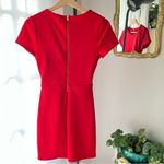 EXPRESS  Cut Out Mini Cocktail Dress -‎ Red Photo 3