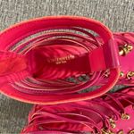 Vivienne Hu New York Square Toe Strapped Leather Cage Sandals Pink Size 7 Photo 8