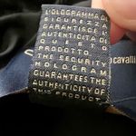 Roberto Cavalli RARE Class  Black Studded Fringe Statement Leather Coat Size 10 Photo 6