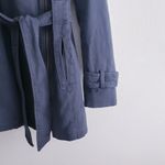 Anthropologie Daughters Of The Liberation Zipper Wrap Trench Coat Jacket Photo 5