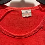 Sundry Red Crew Neck Long Sleeve Sweatshirt Small Hearts Print Size 2 Medium Photo 2