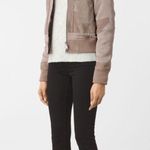 All Saints | Craddock Suede Bomber Jacket Size 00 Photo 7