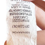 Lucy Love Topanga Canyon Top Green Red Paisley Blouse Medium Photo 4