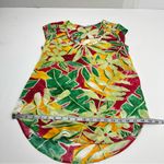 Jams World  Shirt Top Womens XS Hawaiian Kaimana Red Floral Beachy Tropical Light Photo 4
