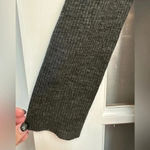 Neiman Marcus  | Grey Merino Wool Blend Open Front Cardigan Size Medium M Photo 2