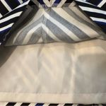 NWT, Ann Taylor Factory Black White Royal Blue Chevron Stripe Pencil Skirt, Sz 6 Photo 9