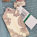 Band of Gypsies  Blue and Red Floral Boho Crop Top Size Large NWT Blue Crop Top Photo 7