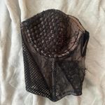 Victoria Sport Black and tan strapless bustier corset  Photo 1