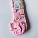 J.Crew  Women's Coffee and Bagel Print Graphic Design 
No Show Ankle Socks Photo 4