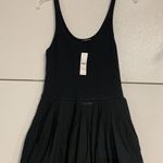 J.Crew WOMENS BLACK TANK MIDI DRESS BUBBLE HEM SMALL NEW WITH TAGS BY828 Photo 4