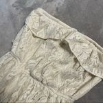 Trixxi white lace strapless dress high low style boho beach ivory small Photo 6