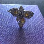 Custom Made Unique Luxury Prom Ring Yellow Photo 4