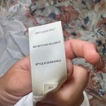 Rebecca Taylor  silk mini floral bridal ruffle cinched‎ dress balloon sleeve 12 Photo 10