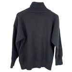 Femme Society Turtleneck Black Sweater Size Medium Minimalist Neutral Roll Neck Photo 9
