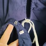 Baltic Born  Odette Navy And White Tiered Open Back Midi Dress Photo 6