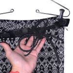 Faded Glory  Black and White Patterned Women's Maxi Skirt With Belt Photo 3