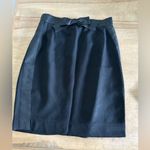Moschino Vintage !  Black pencil skirt with side ribbon and bow - size 4/6 Photo 5